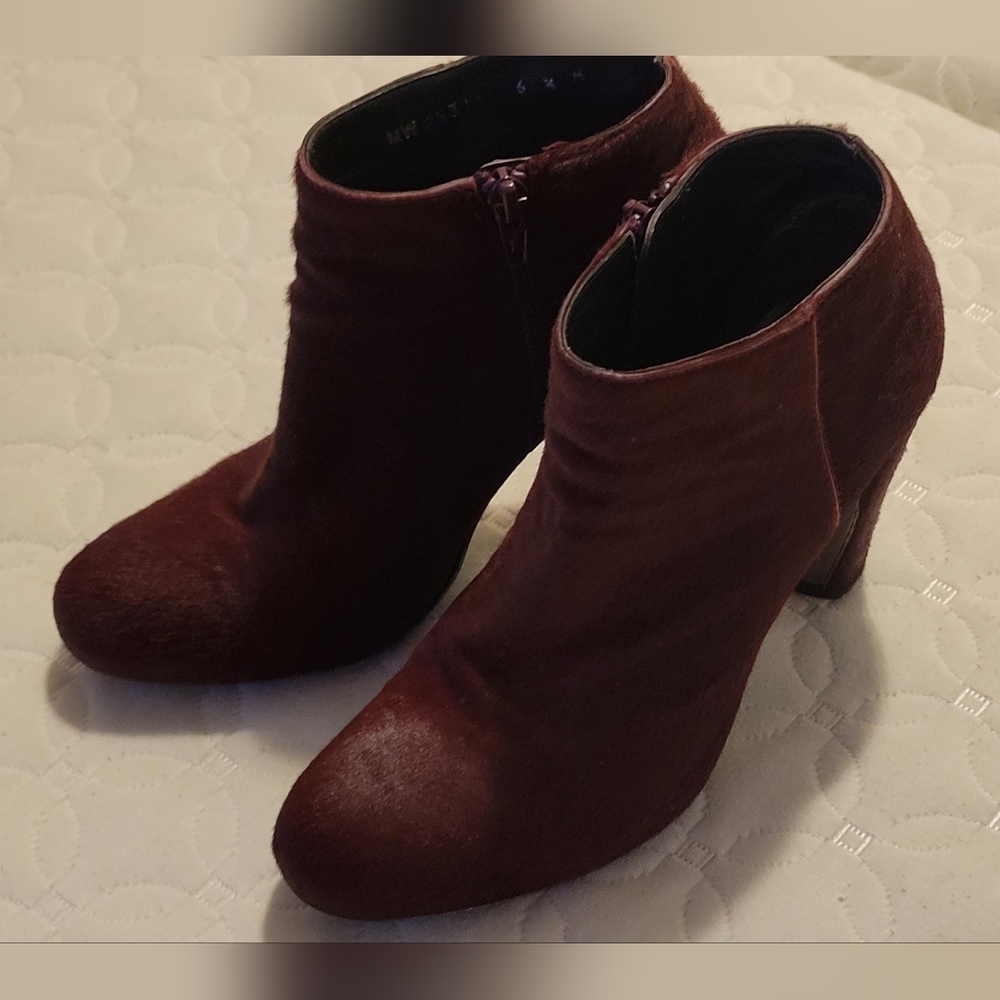Stuart Weitzman Bordeaux Pony Boots